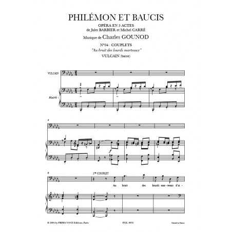 AU BRUIT DES LOURDS MARTEAUX (PHILÉMON ET BAUCIS)