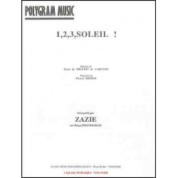 Partition 1,2,3, SOLEIL ZAZIE