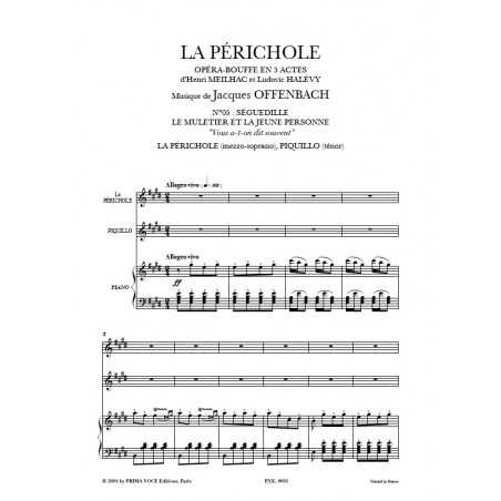 VOUS A-T-ON DIT SOUVENT (LA PÉRICHOLE)