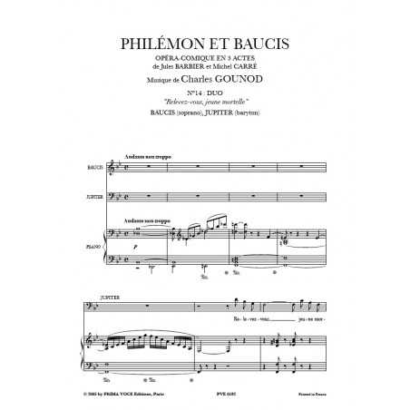 RELEVEZ-VOUS, JEUNE MORTELLE (PHILÉMON ET BAUCIS)