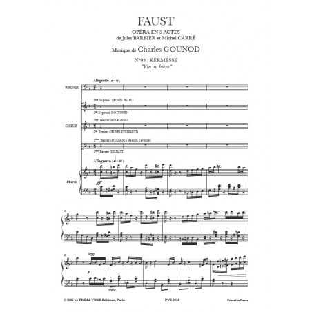 VIN OU BIÈRE (FAUST)