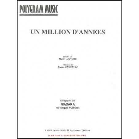UN MILLION D'ANNÉES