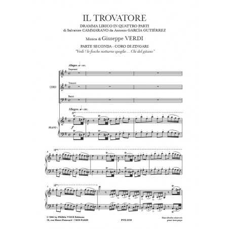 VEDI ! LE FOSCHE NOTTURNE SPOGLIE… CHI DEL GITANO