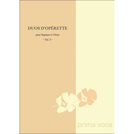 DUOS D'OPÉRETTE : SOPRANO ET TÉNOR VOL. I
