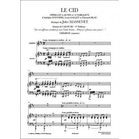 DE CET AFFREUX COMBAT... PLEUREZ ! PLEUREZ MES YEUX !... (LE CID)
