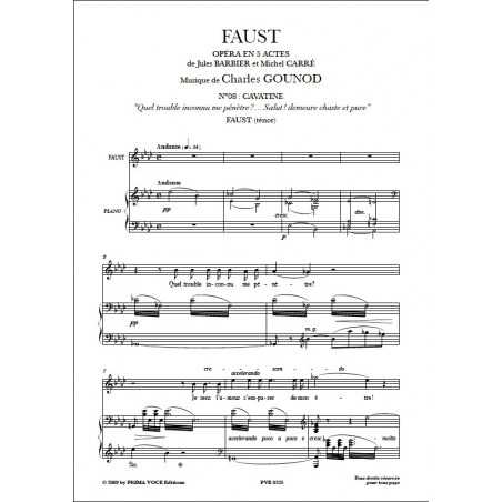 QUEL TROUBLE ME PÉNÈTRE ?... SALUT ! DEMEURE CHASTE ET PURE (FAUST)