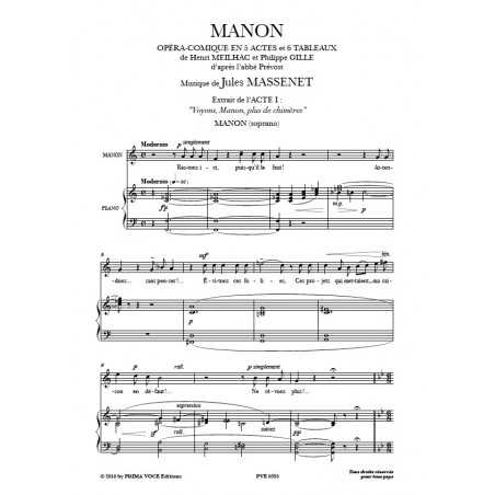 VOYONS, MANON, PLUS DE CHIMÈRES