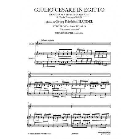 VA TACITO E NASCOSTO (GIULIO CESARE IN EGITTO)