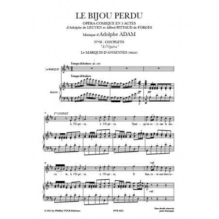 À L'OPÉRA (LE BIJOUR PERDU)