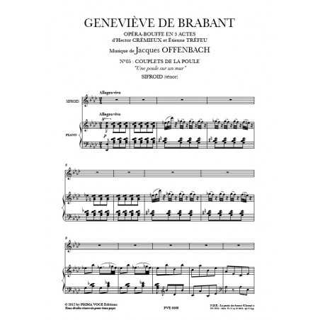 UNE POULE SUR UN MUR (GENEVIÈVE DE BRABANT)