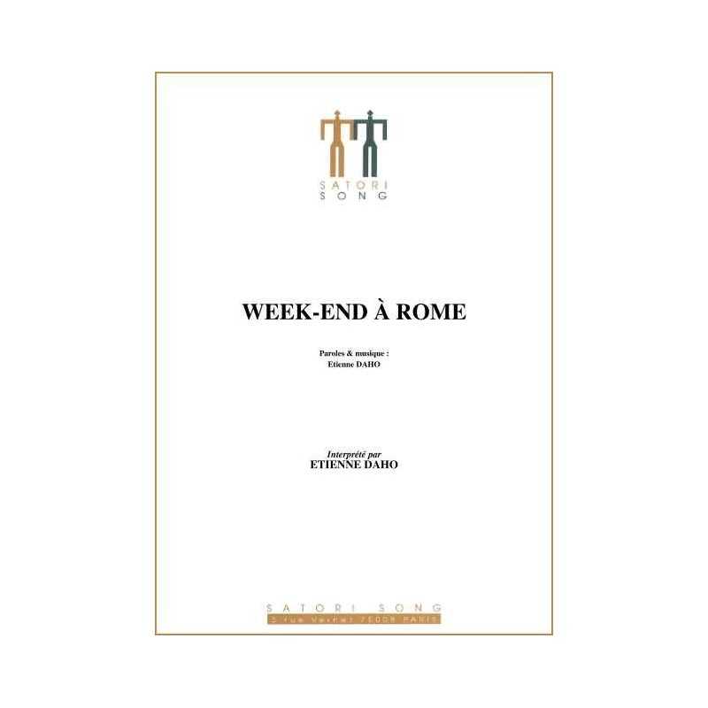 Partition WEEK END À ROME Étienne Daho