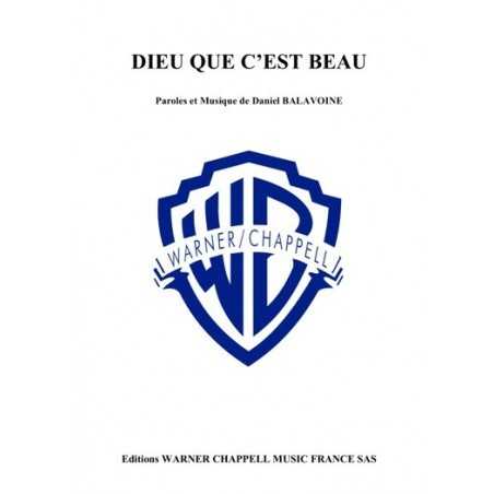 DIEU QUE C'EST BEAU