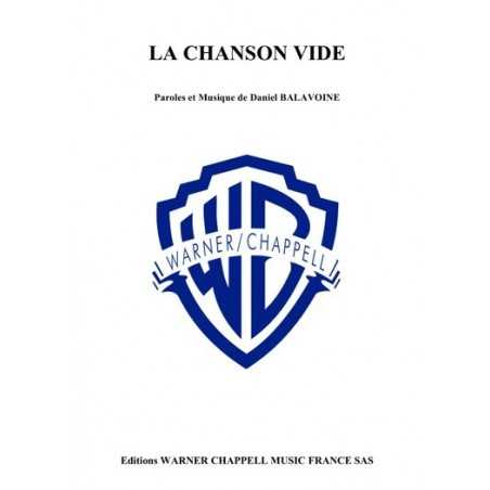 LA CHANSON VIDE