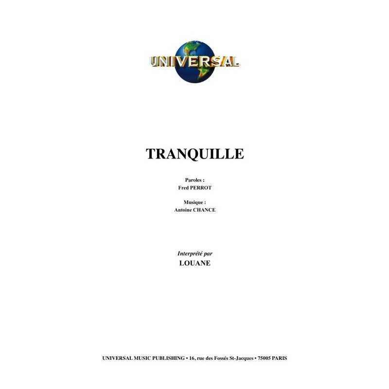 Partition TRANQUILLE LOUANE pdf