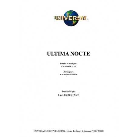 ULTIMA NOCTE