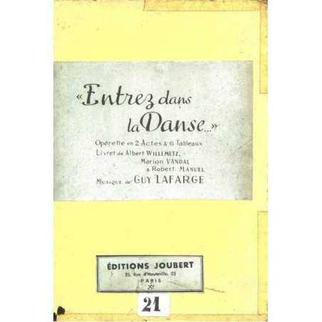 ENTREZ DANS LA DANSE