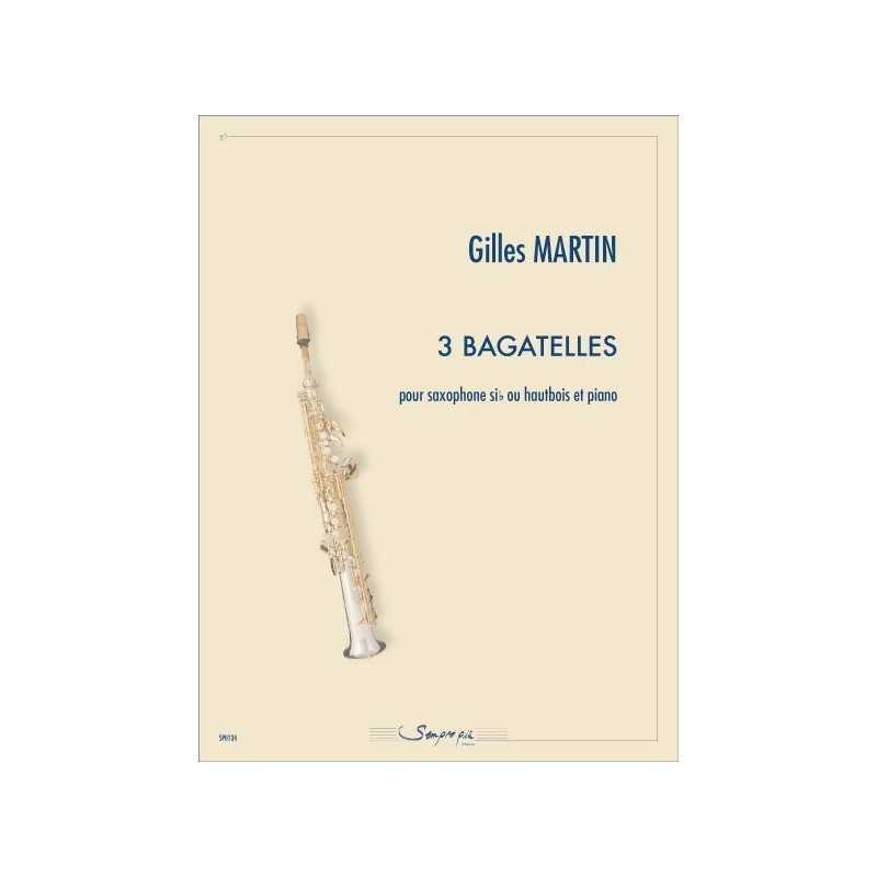 Partition 3 BAGATELLES Gilles Martin