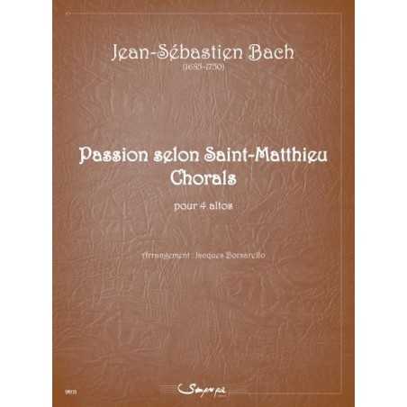PASSION SELON SAINT-MATTHIEU CHORALS