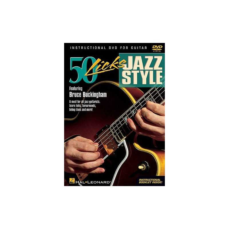 DVD 50 LICKS JAZZ STYLE