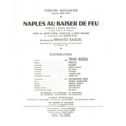 Songbook NAPLES AU BAISER DE FEU by Renato Rascel