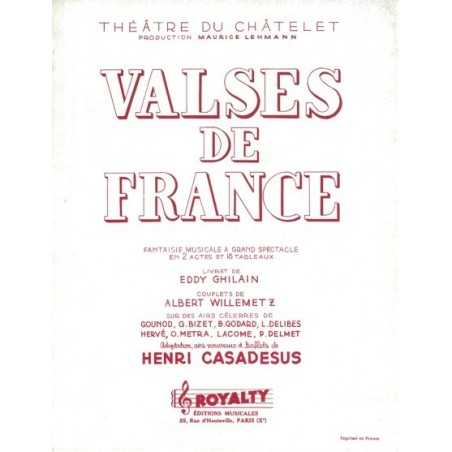 VALSES DE FRANCE 