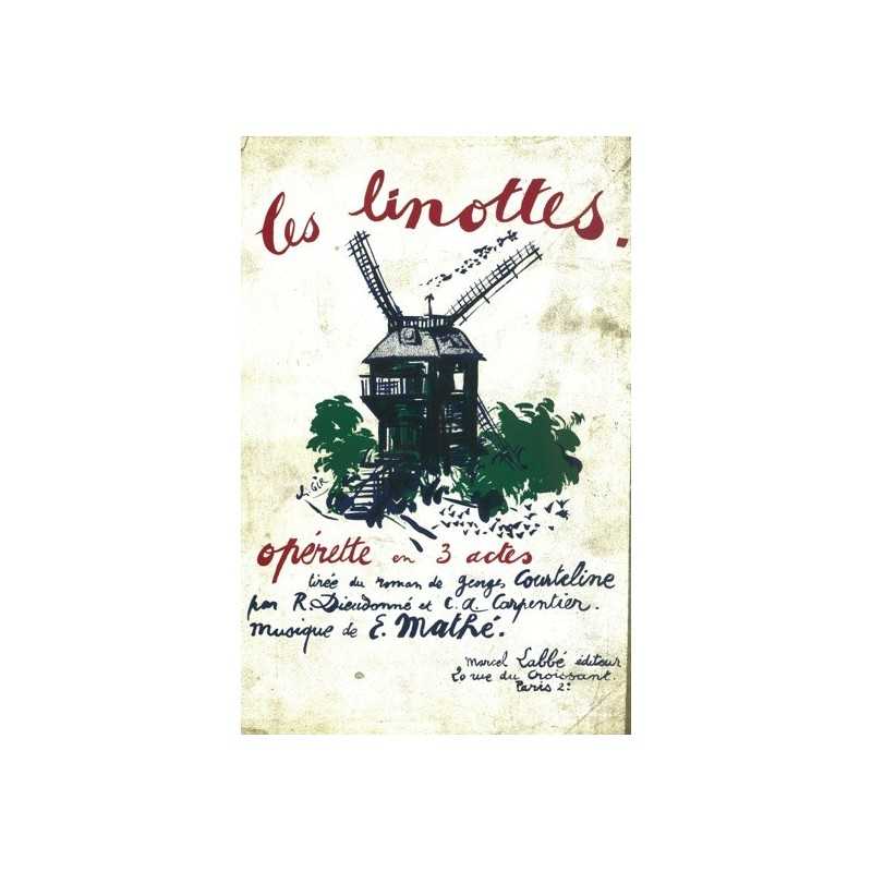 Songbook LES LINOTTES Georges Courteline