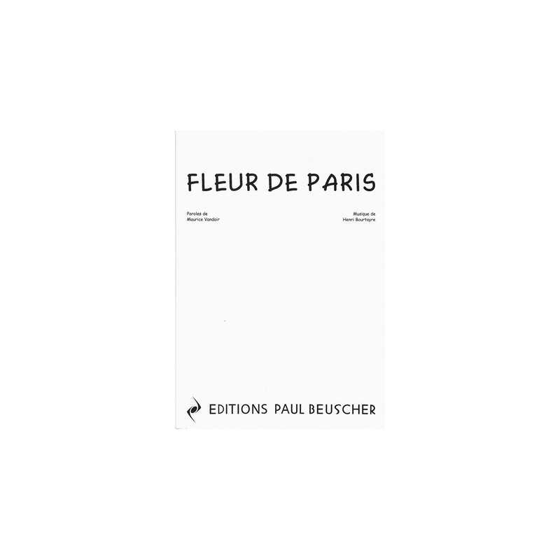 Sheet music FLEUR DE PARIS Maurice Chevalier pdf