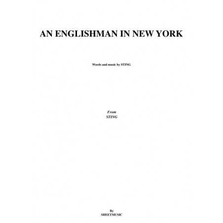 AN ENGLISHMAN IN NEW YORK