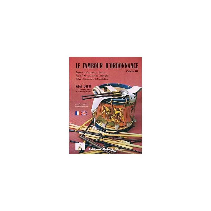 Sheet music LE TAMBOUR D'ORDONNANCE - VOLUME 2 by Robert GOUTE
