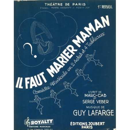 IL FAUT MARIER MAMAN - 1ER RECUEIL