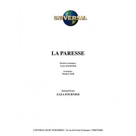 LA PARESSE