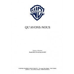 QU'AVONS-NOUS