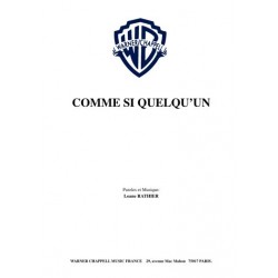COMME SI QUELQU'UN