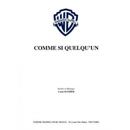 COMME SI QUELQU'UN