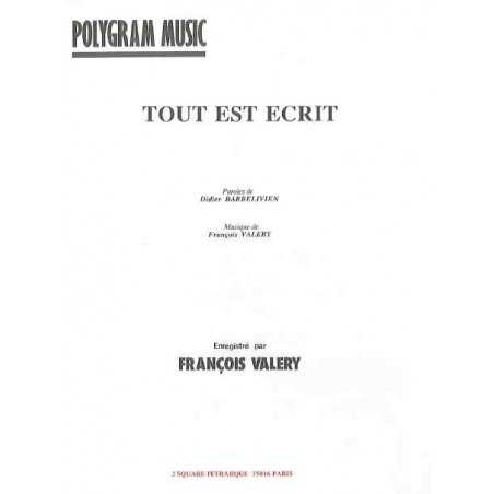 TOUT EST ECRIT