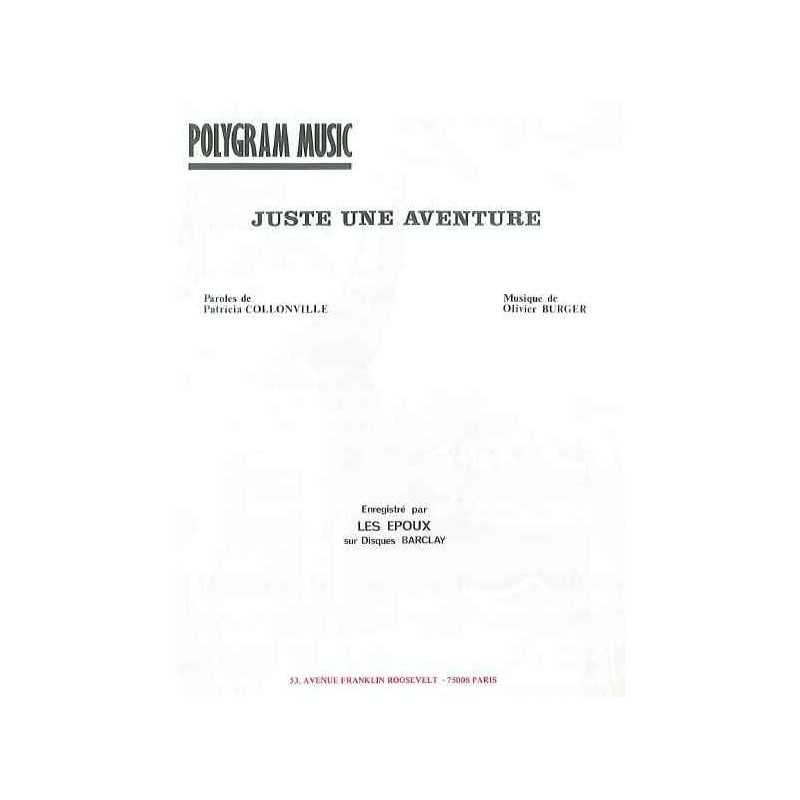 JUSTE UNE AVENTURE