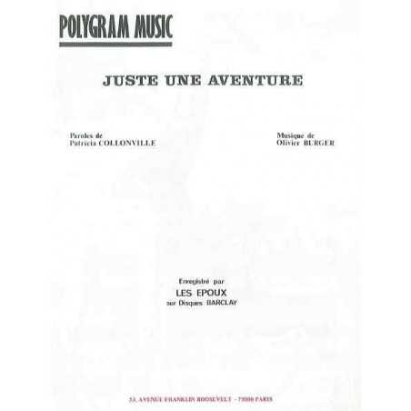 JUSTE UNE AVENTURE