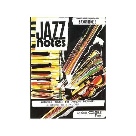 JAZZ NOTES SAXOPHONE 3 : BLUE LULLABY - BERRY BLUES