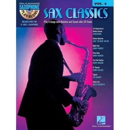 SAXOPHONE PLAY-ALONG VOLUME 4 SAX CLASSICS (+CD)
