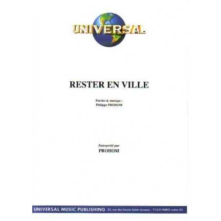 RESTER EN VILLE