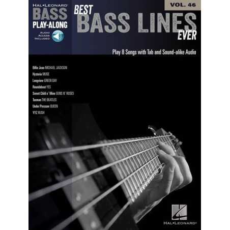 BASS PLAY-ALONG VOL.46 BEST BASS LINES EVER (+ONLINE AUDIO ACCESS)