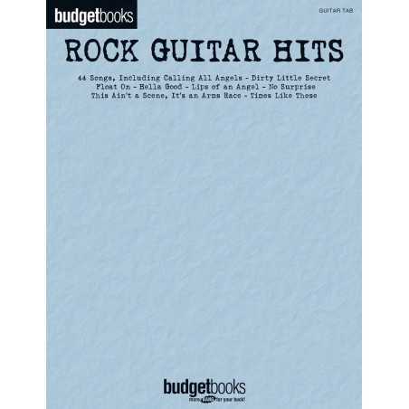 BUDGET BOOKS ROCK GUITAR HITS GUITAR TAB. 44 SONGS