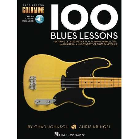 100 BLUES LESSONS BASS LESSON GOLDMINE SERIES (+AUDIO ACCESS)