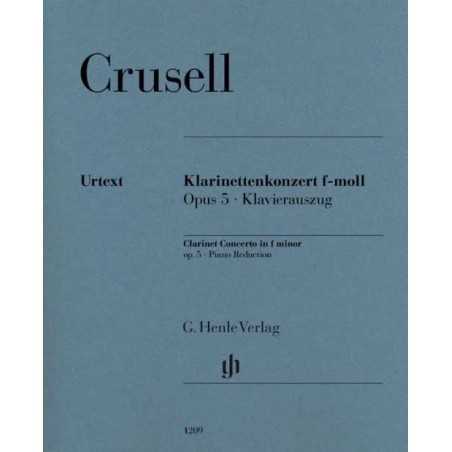 CRUSELL CLARINET CONCERTO IN F MINOR OP.5 (PIANO REDUCTION)