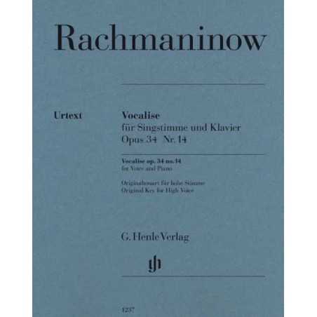 RACHMANINOFF VOCALISE OP.34 Nr.14