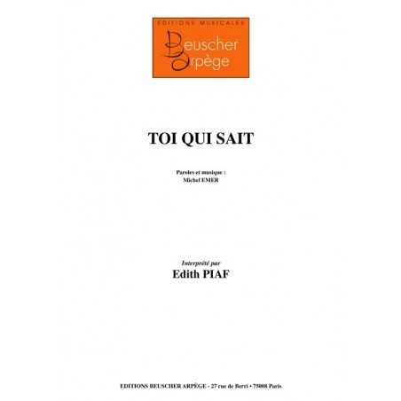TOI QUI SAIT