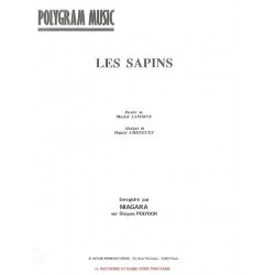 Sheet music LES SAPINS Niagara