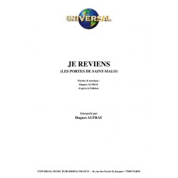 JE REVIENS (LES PORTES DE...