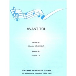 Sheet music AVANT TOI Mama Béa PDF