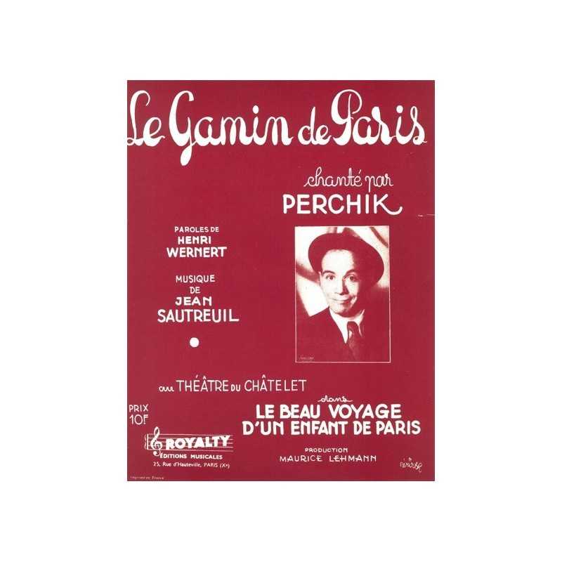 Sheet music LE GAMIN DE PARIS Perchik PDF